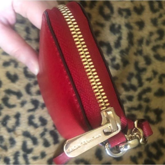 EUC red coach wristlet - Picture 3 of 4